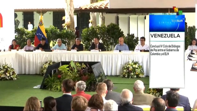 Síntesis 09-09: Concluye en Venezuela IV ciclo de Diálogos de Paz entre Gobierno de Colombia y ELN