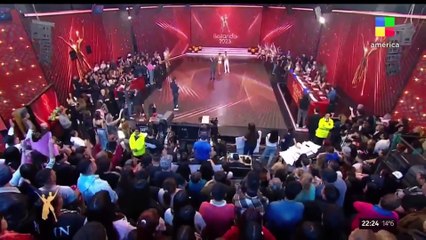 Polino inauguró el puntaje negativo en el Bailando 2023.