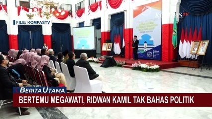 Soal Pertemuannya dengan Megawati, Ridwan Kamil Mengaku Tak Bahas Politik