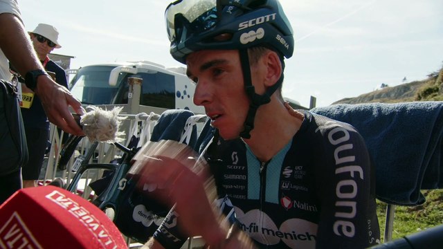 Tour d'Espagne 2023 - Romain Bardet : Je connais Remco Evenepoel, je savais qu'il voulait gagner à la Merckx, donc je savais qu'il allait partir de loin ! C'est fou comme il est fort !