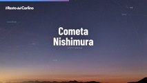 Cometa Nishimura, il cielo 'si tinge' di verde. Video