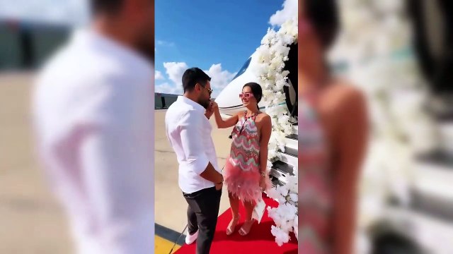 Dilan Polat'a eşinden servet değerinde hediye! Evlilik yıldönümünde uçak hediye etti