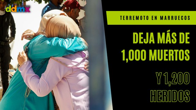 Terremoto en Marruecos deja más de 1,000 muertos y 1,200 heridos