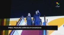 FTS 12:30 09-09: Venezuelan President makes official visit to Shanghai