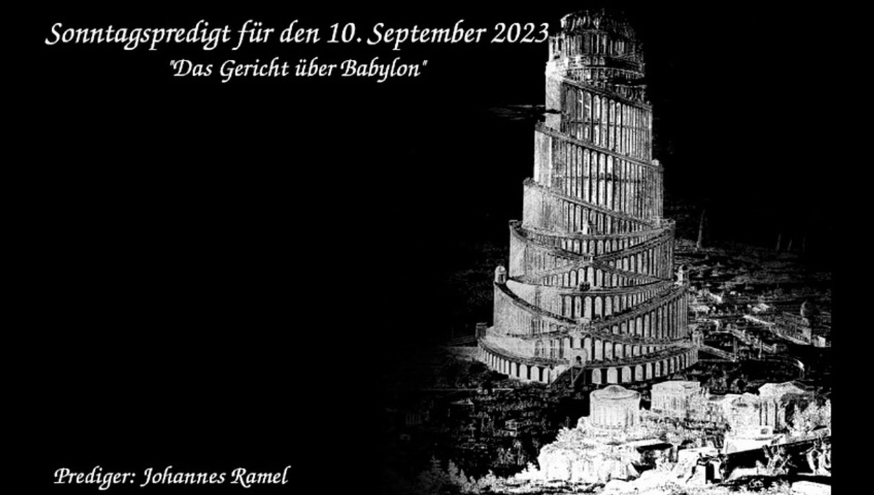 Sonntagspredigt für den 10. September 2023
