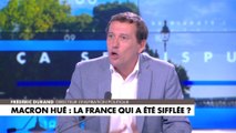 Frédéric Durand : «Le jour où il prendra des mesures dans le sens de ce qu'attend le peuple, alors peut-être sera-t-il applaudi.»