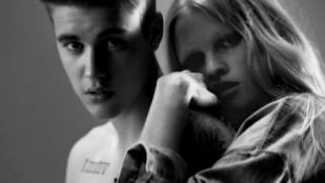 Justin Bieber e Lara Stone protagonisti del nuovo spot di Kalvin Klein