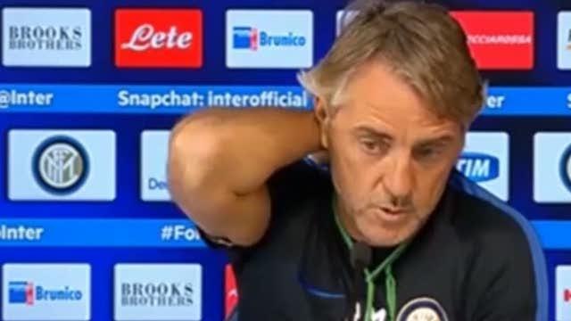 Mancini: Con il Chievo possibile turnover. Presto per parlare di lotta scudetto