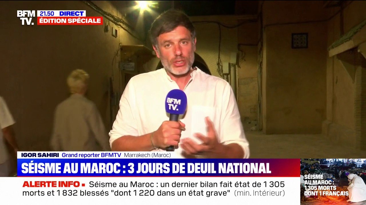 Séisme au Maroc: que va-t-il se passer pendant les trois jours de deuil national?