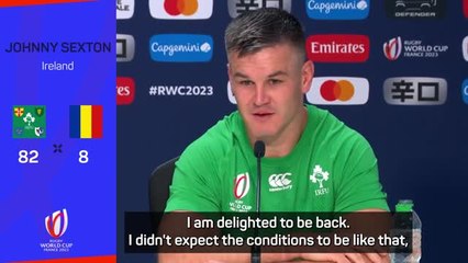 'Delighted' Sexton returns to help Ireland thrash Romania