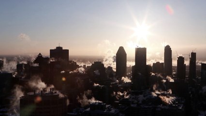 Beautiful View of Sky with Sun Set in USA.