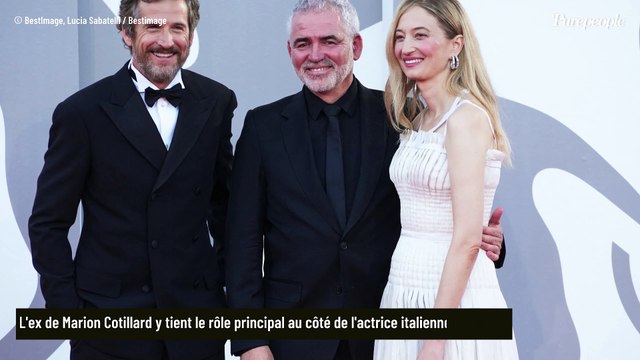 PHOTOS Guillaume Canet, sans Marion Cotillard mais ultra séduisant en smoking à Venise au côté de Marie Drucker