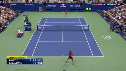 Un bonheur éternel pour Gauff : sa balle de sacre à l'US Open en vidéo