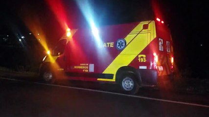 Ciclista fica ferido ao sofrer acidente na Marginal da BR-277