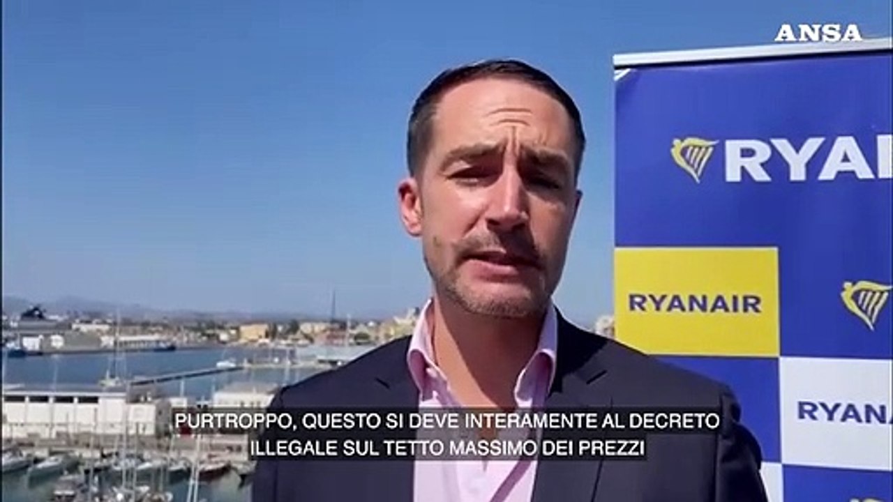 Ryanair taglia le rotte dopo il decreto del governo sul tetto alle tariffe