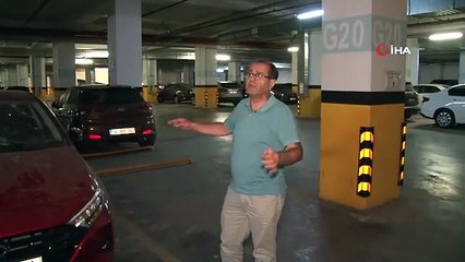 Bayrampaşa'da İSPARK'a ait otoparkta araçlara taşlı saldırı