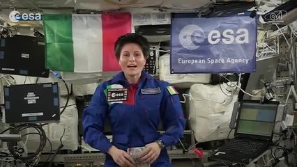 Il video-messaggio dallo spazio per Expo