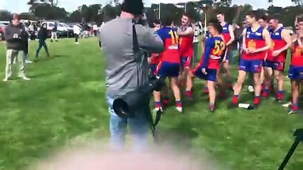 Marong's Pat Gretgrix best on ground in reserves grand final.