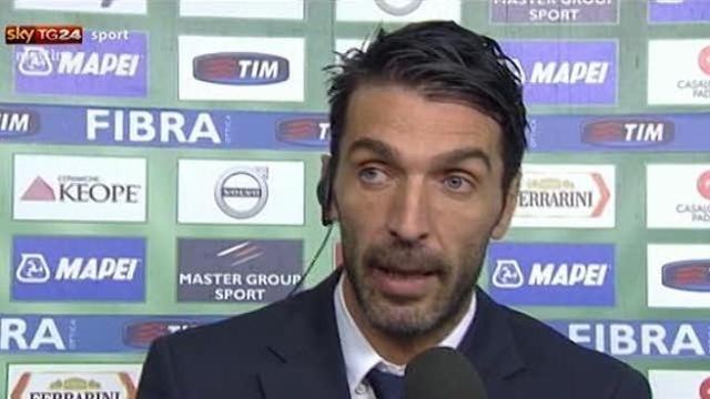 La sfuriata di Buffon dopo la partita contro il sassuolo: «Abbiamo giocato un primo tempo indegno»