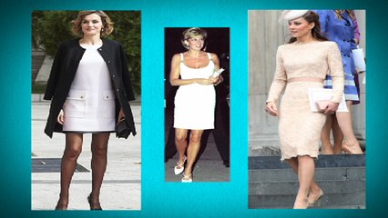 Letizia alza la gonna, Kate la allunga