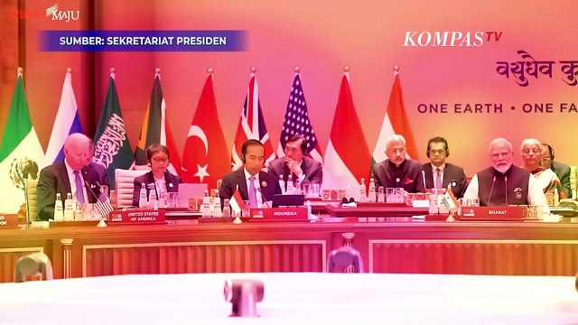 Saat Jokowi Diapit Joe Biden dan Narendra Modi di KTT G20 India