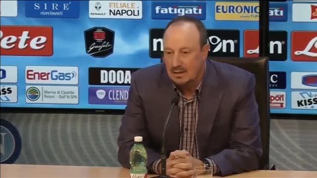 Video Benitez, addio al Napoli: «Voglio lasciare con la Champions League»