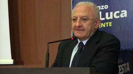 De Luca: «Metteremo fine all’abitudine di associare la Campania alla parola camorra»