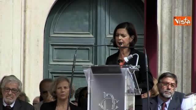 Boldrini: «Ingrao, ci ha insegnato che la politica può essere bella»
