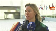 Tuschia, Mogherini: «La strage conferma l’urgenza di un’agenda sicurezza comune tra Ue e Turchia»