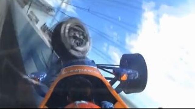 IndyCar: lo spettacolare incidente di Charlie Kimball