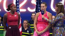 Aryna Sabalenka On-Court Interview - 2023 US Open Final