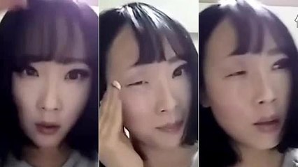 La ragazza si strucca e diventa un'altra persona, il video è virale