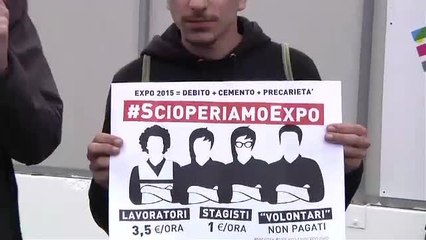 Milano, proteste davanti ai cancelli di  Expo