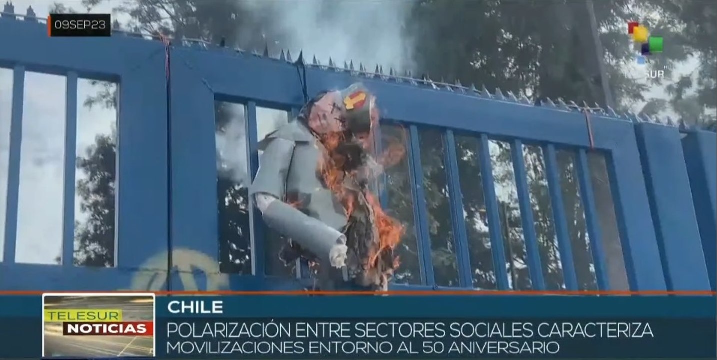 Polarización política en Chile marca movilizaciones por aniversario del golpe de 1973
