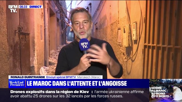 Séisme au Maroc: les rescapés dorment à l'extérieur de leur maison, par peur d'un effondrement