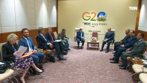 الرئيس السيسي يلتقي المستشار الألماني أولاف شولتز على هامش انعقاد قمة مجموعة العشرين بالهند