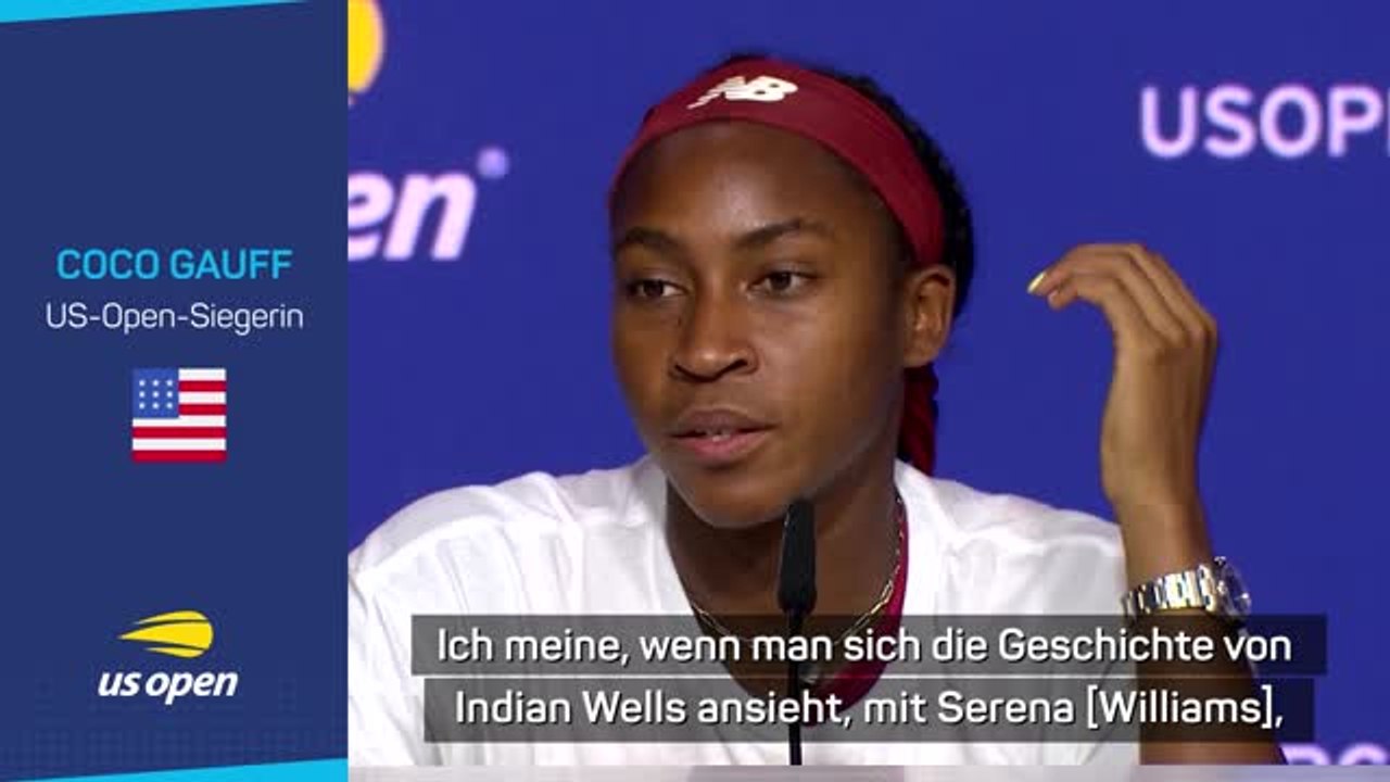 Gauff über Einfluss der Williams-Schwestern