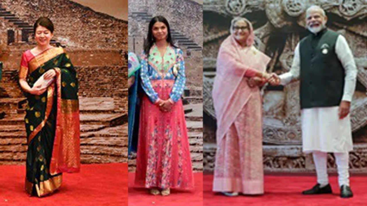 G20 Summit: Dinner में Japan First Lady Yuko Kishida से Sheikh Hasina तक Indian Saree Look Viral..