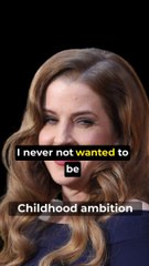 From Dreams to Reality Lisa Marie Presley's Childhood Ambition