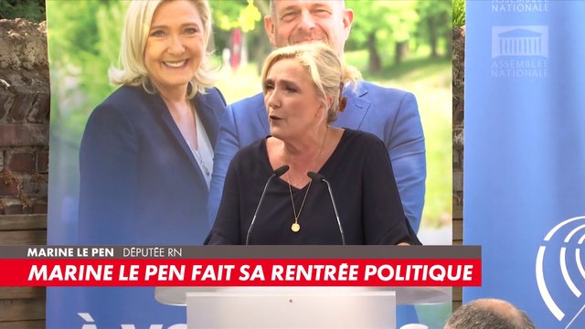 Marine Le Pen : «C’est ici à Hénin-Beaumont que je suis revenue chercher cette force, de vous défendre à l’Assemblée nationale»
