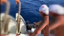 Mersin'de Dev Orkinos Balığı Yakalandı
