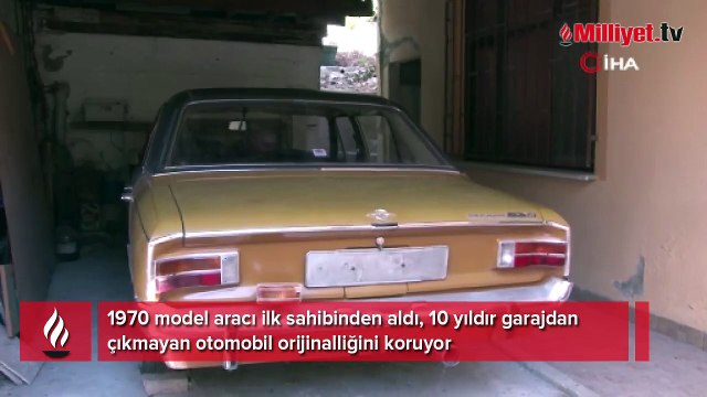 10 yıldır garajdan çıkmayan 53 yıllık aracı satın aldı! Tamamıyla orijinal
