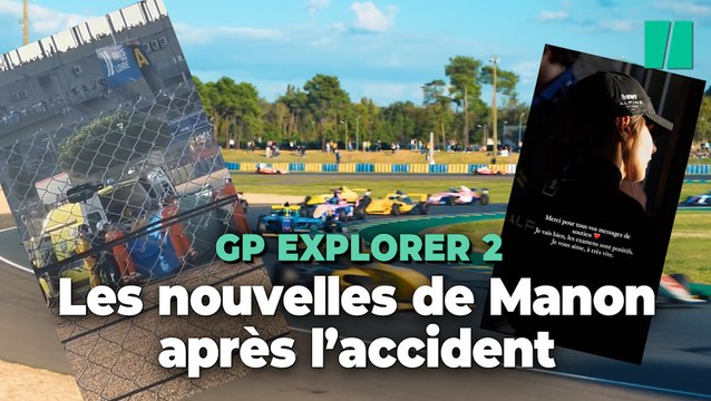 Manon Lanza donne de ses nouvelles après son accident au GP Explorer 2