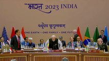 G20 Summit Delhi_ Troika member Presidents of Indonesia and Brazil hand over saplings to PM Modi