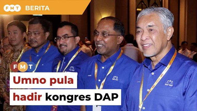 Pemimpin Umno cipta sejarah hadir kongres DAP buat kali pertama