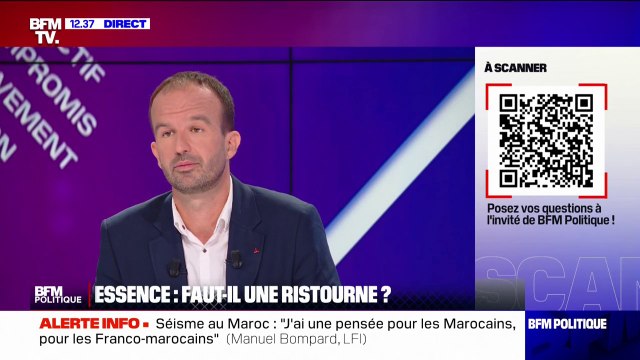 Manuel Bompard propose de bloquer les prix des carburants à 1.50€