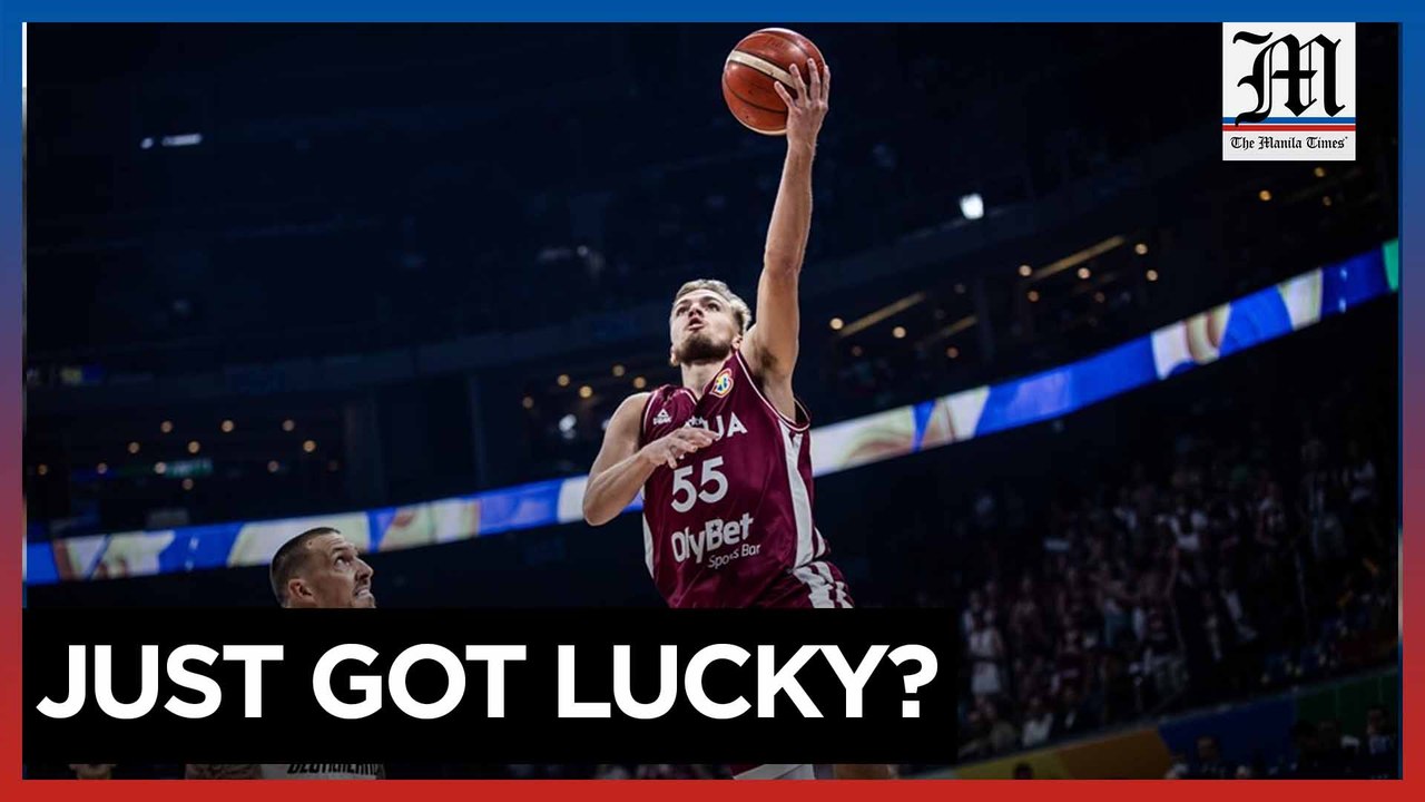 Latvia’s Zagar credits luck for win vs Lithuania
