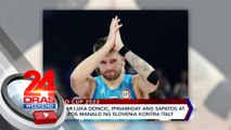 NBA Superstar Luka Doncic, ipinamigay ang sapatos at trophy matapos manalo ng Slovenia kontra Italy | 24 Oras Weekend