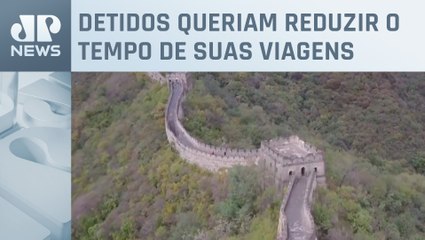 Homens são detidos após cavar buraco na Muralha da China para criar atalho