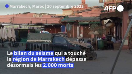 Maroc : le bilan du séisme dépasse les 2.000 morts